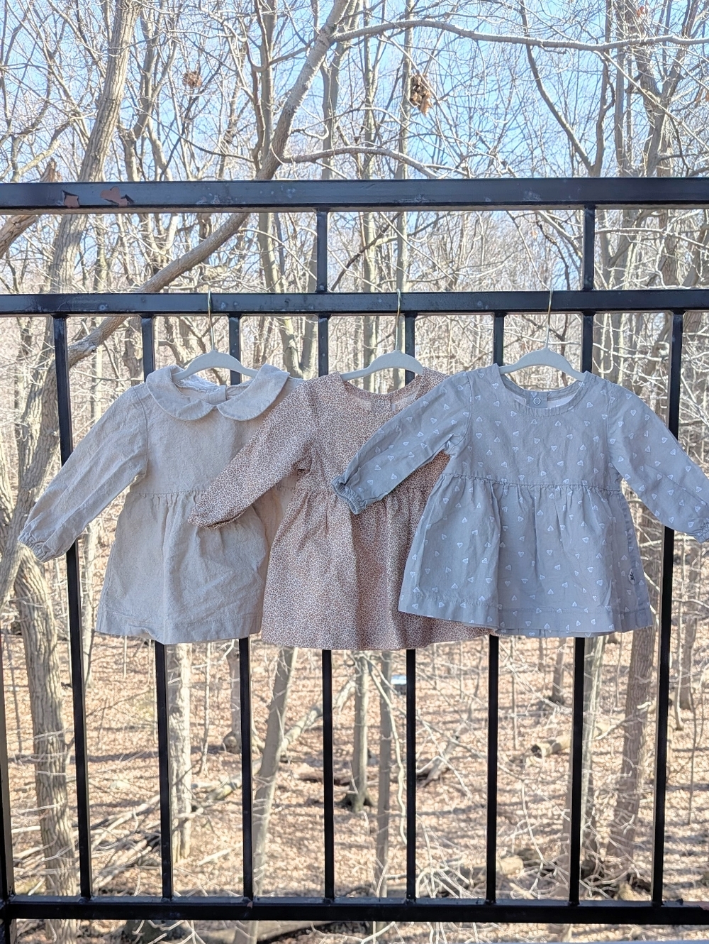 Les Petites Natures - 3-6M & 6-12M Bundle - Organic Cotton And Linnen Dresses